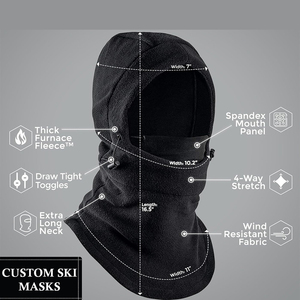 Cagoule 2025 Masque léger personnalisable Coupe-vent pour adultes Sports Cyclisme Ski Pêche Cagoule Service OEM - Product Image 3