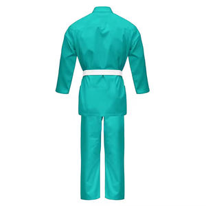 Uniforme de karate tradicional para todos los niveles de habilidad, hecho con tela de algodón flexible reforzada y ajuste cómodo para clases de dojo. - Product Image 3