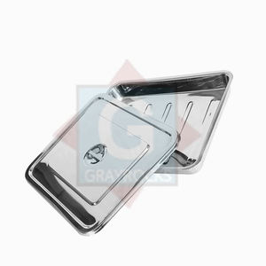 ถาดใส่เครื่องมือทางการแพทย์ถาดใส่เครื่องมือผ่าตัดทำจากสเตนเลสสตีลพร้อมฝาปิดถาดฆ่าเชื้อด้วยมือ - Product Image 3