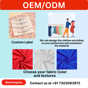 Vestido de Verano Personalizado OEM para el 4 de Julio, Vestido Mini Informal para Mujer con Cuello Camisero, Botones, Bordado y Lentejuelas - Product Image 6