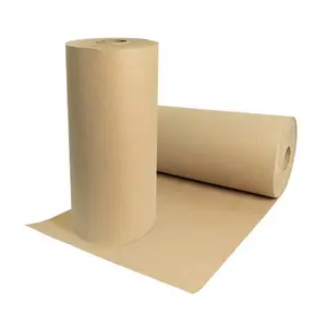 ซื้อม้วนกระดาษคราฟท์สีขาวสำหรับบรรจุภัณฑ์ม้วนกระดาษคราฟท์เยื่อไม้สีน้ำตาลสูง