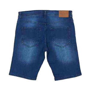 Shorts en jean vintage personnalisables 2025 pour hommes, 100 % coton, motif uni, décontracté, ample, lavé, confortable, élastique, séchage rapide - Product Image 2