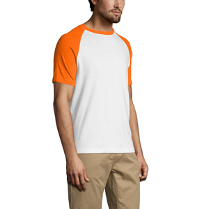 Venta al por mayor Premium Men's Raglan Sleeves T-Shirts 100% algodón Sportswear Custom Logo Durable Reglan T-shirt para hombres Loose fit - Product Image 3