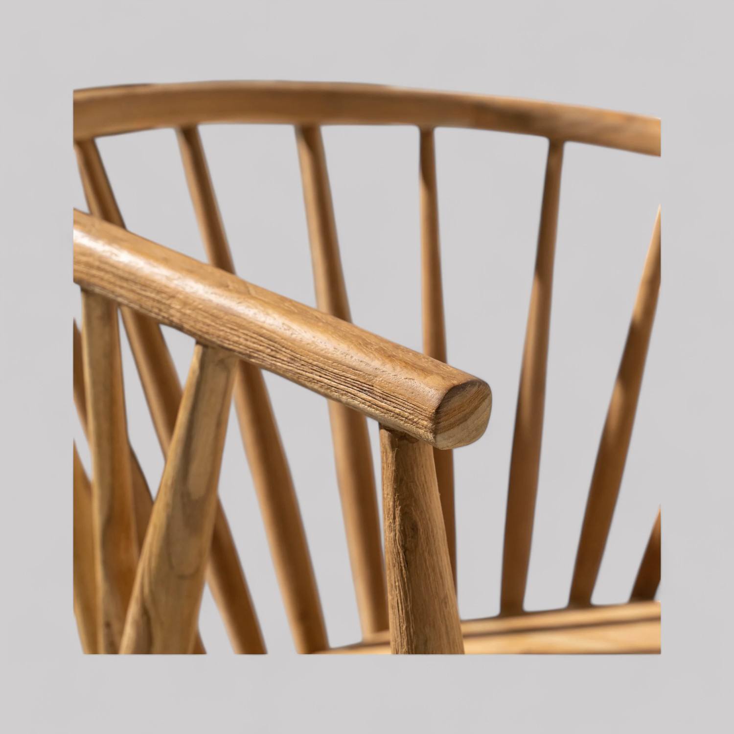 Rustic Smooth Sanding Teak Wood