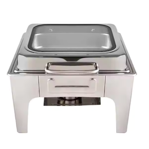 Buffet de plato de frotamiento de acero inoxidable para catering mejor buffet moderno Nuevo de alta calidad - Product Image 5