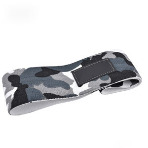 Correas de fitness para levantamiento de pesas estilo camuflaje, barra de mano, entrenamiento de potencia, gimnasio, logotipo personalizado, conjunto de resistencia de tela - Product Image 6