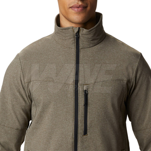 OEM Men's Winter Warm Breathable Windbreaker <b>Jacket</b> <b>Mandarin</b> <b>Collar</b> High Quality Custom Design Front Logo Nylon Polyester - Product Image 5