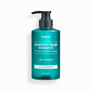 Shampoo antipelliculaire KUNDAL à la pomme et au thé vert | 500 ml - Product Image 1