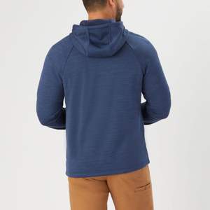 Sudadera con capucha y cremallera completa personalizada OEM para hombre con bolsillos-Ideal para uso activo y al aire libre - Product Image 3