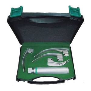 Ensemble Laryngoscope à LED avec lames en acier inoxydable pour une gestion précise des voies respiratoires - Product Image 1