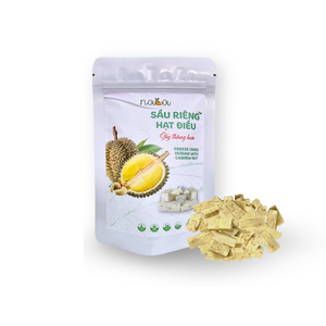 Suministro al por mayor de delicias tropicales FD, anacardos Durian, fruta liofilizada de sabor dulce con etiqueta OEM - Product Image 1