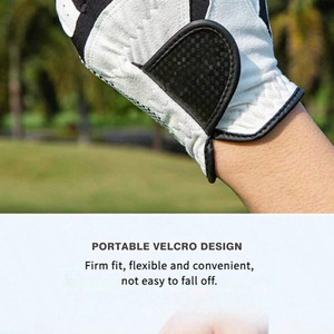 Gants en cuir Cabretta respirants pour femmes avec impression de logo de broderie personnalisée et options de marque d'étiquettes - Product Image 6