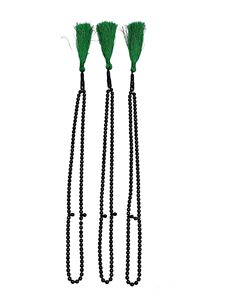Musulmán Premium oración Tasbeeh 100 cuentas negro clásico 6MM Zikr islámico Tasbih mejor para Dhikr meditación al por mayor - Product Image 2