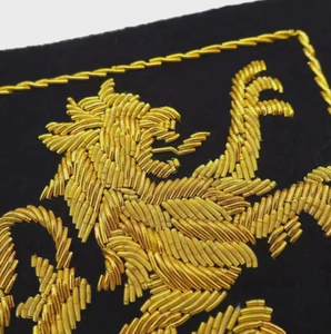 เสื้อเบลเซอร์ปักลายเส้นลวดแท่งสไตล์วินเทจปักด้วยมือสำหรับติดเสื้อผ้าหมวกเย็บติดด้วยมือด้านหลัง - Product Image 4