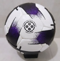 Ballon de football populaire de haute qualité, durable, écologique, résistant à l'eau, 32 panneaux, cousu à la main, taille 5, logo personnalisé, léger