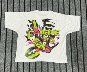 Bán Buôn 2025 100% Cotton Mens Áo Thun Thương Hiệu Thời Trang Màn Hình Hàng Đầu In Ấn Logo Lỏng Giản Dị Tay Áo Ngắn Rắn 200 Gram - Product Image 4