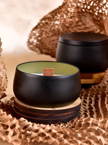 Luxury Black Tin Candle For Home Decoration Weddings Birthdays Gifts Festivals - Product Image 5