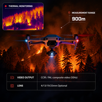 Module de caméra thermique non refroidie 640x512 50Hz IP67 pour drone UAV, inspection incendie, sécurité et sauvetage