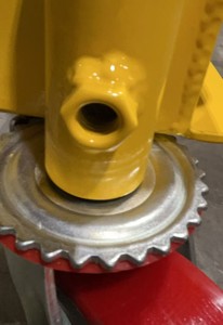 Plateforme d'échelle roulante en métal industrielle fabriquée au Vietnam pour la construction de bâtiments d'entrepôts, utilisation en supermarché, capacité de charge de 450 livres - Product Image 4