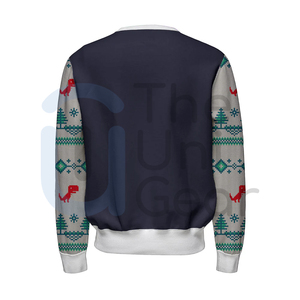 เสื้อสเวตเชิ้ตคอกลมผ้าฟลีซหนานุ่มสำหรับผู้ชายและผู้หญิง สีพื้น ใส่ได้ในฤดูหนาว ระบายอากาศได้ดี ผลิตจากโพลีเอสเตอร์/คอตตอน คุณภาพสูง สตรีทแวร์แบบสั่งทำได้ - Product Image 4