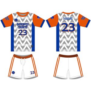 Conjunto de uniformes de fútbol de alta calidad Jersey y pantalones cortos Uniformes de fútbol al por mayor con tecnología de corte automatizado - Product Image 5