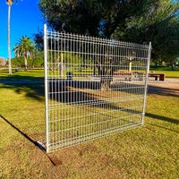 Bouwplaats Hek Panelen Buiten Gegalvaniseerd Tijdelijke Barrière Australië Ontwerp Te Koop