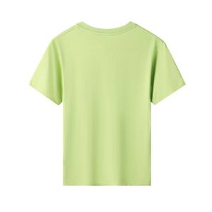 Alta calidad 100% algodón escote doble hilo grueso transpirable 10 colores 180gsm liso en blanco sólido niños camiseta para hombres - Product Image 2