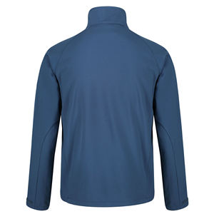 Chaqueta Softshell impermeable a prueba de viento de 3 capas para hombre, elegante y versátil, con capucha, suministro OEM, resistente al agua con cierre de cremallera - Product Image 2