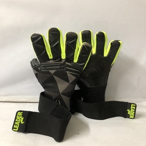 Guantes de Portero de Fútbol, Material de Látex de Alta Intensidad, Fuerte Agarre, Antideslizantes, Transpirables, Correa de Muñeca Ajustable con Gancho y Bucle - Product Image 6