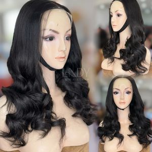 Mejor precio 100% pelo vietnamita Super doble dibujado ondulado Color Natural peluca - Product Image 2