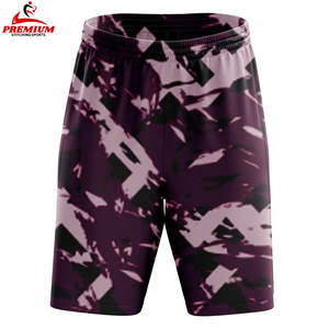 Custom Sublimated <b>Men's</b> Football Soccer <b>Shorts</b> Casual Mid Length <b>Elastic</b> <b>Waist</b> Mesh Casual Forty Sweat <b>Shorts</b> - Product Image 3