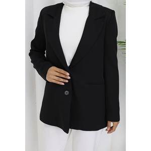 Manteau d'hiver court en satin noir pour femme, style 6146, avec fourrure de mouton, logo personnalisé, rembourrage en polyester, saison automne - Product Image 2