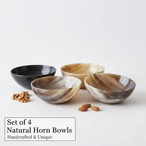 Cuenco de cuerno de animal para interiores rústicos, cuenco de exhibición de cuerno natural, cuenco de cuerno para rituales espirituales de CRAFT ZONE EXPORT - Product Image 5