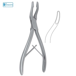 เครื่องมือผ่าตัดหู คอ จมูก ยี่ห้อ Jansen รุ่น Bone Rongeurs แบบสองทิศทาง โค้ง ทำจากเหล็กกล้าไร้สนิม สำหรับการผ่าตัดหู คอ จมูก - Product Image 1
