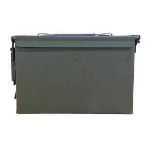 Boîte à munitions en acier robuste résistante aux intempéries, étui de protection OEM avec fermeture à boucle pour le camping, la chasse, la survie et les activités de plein air - Product Image 2