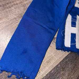 Camiseta de manga larga para hombre 100% algodón con bordado desgastado personalizado de doble capa, transpirable, ecológica, 300g - Product Image 6