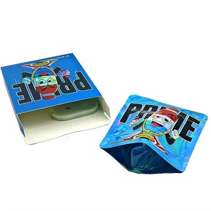 Custom 3.5g Mylar Bags and <b>Box</b> with Music Light-Sensing Sound <b>Box</b> with Pouch Digital Printing Smell Proof for Candy Packaging - Product Image 6