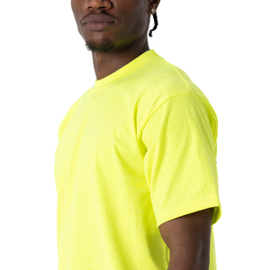 เสื้อยืดสโมสรแบบมืออาชีพสำหรับผู้ชายเสื้อยืดครอปโอเวอร์ไซซ์สีเขียวปลอดภัยสำหรับผู้ชาย - Product Image 1