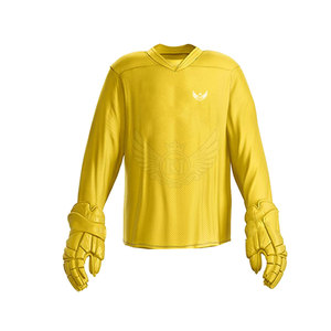 Uniformes profesionales de hockey sobre hielo sin mangas para hombres cómodos y transpirables con impresión de nombre de equipo OEM personalizado - Product Image 5
