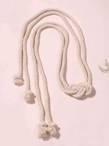 Embrasses de rideaux en macramé Embrasses de rideaux en coton tissé Traitement de fenêtre moderne, Décoration de rideaux en coton 100% OEM - Product Image 3