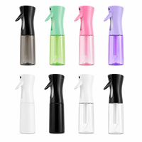 Flacon pulvérisateur PET rechargeable OEM avec logo personnalisé, brume ultra fine, pour toner, soin du visage, spray fixateur