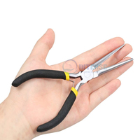 Kit de pinces de bijouterie personnalisées de haute qualité de 5 pouces, lot de 11 outils de perlage en acier au carbone pour la réparation et l'assemblage de bagues DIY