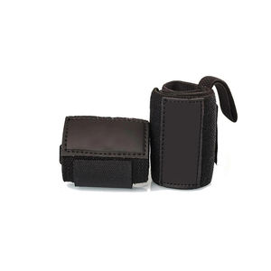 Ganchos de levantamiento de pesas y empuñaduras de dominadas con muñequeras correas soporte de entrenamiento de gimnasio - Product Image 3