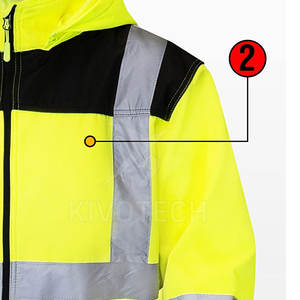 Vêtements de travail en plein air Nouveau design Sweats à capuche de sécurité respirants à faible quantité minimale de commande Sweats à capuche de sécurité de haute qualité - Product Image 5