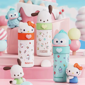 Botella de Agua Aislada Sanrioed Hello Kitty de 350 ml, Libre de BPA, Ecológica, Kuromi, Cinnamoroll, Melody, Kawaii, para Niños, Viajes - Product Image 5