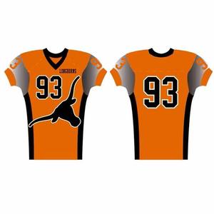 Maillot de football américain en maille de haute qualité sublimé personnalisé pour les équipes de jeunes vêtements respirants pour la saison de football d'été - Product Image 2