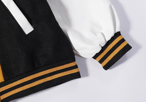 Chaquetas de satén personalizadas para hombre Chaqueta de equipo deportivo de satén de béisbol Tasa de venta total 2025 Chaqueta de satén - Product Image 5