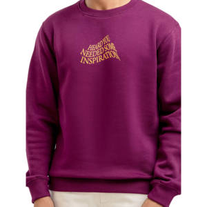 Luxury Oversized <b>Men's</b> 100% Cotton Pullover Sweatshirt with Drop Shoulder & Custom Logo for Winter-Crewneck Blank - Product Image 2