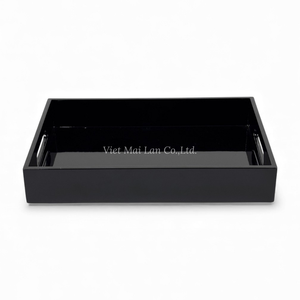 Plateau en laque fait à la main pour servir les aliments et décorer les tables intérieures en provenance du Vietnam - Product Image 2