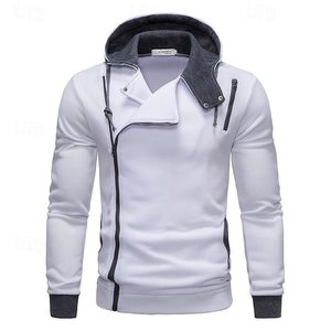 Sudaderas con capucha de alta calidad OEM para hombre, logotipo bordado personalizado, vendedor superior, chaqueta polar de invierno - Product Image 3